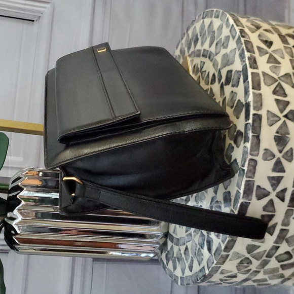 Dunhill Elegant Luxury Black Fine Leather Clutch Travel bag wristlet unisex EUC - Picture 3 of 8